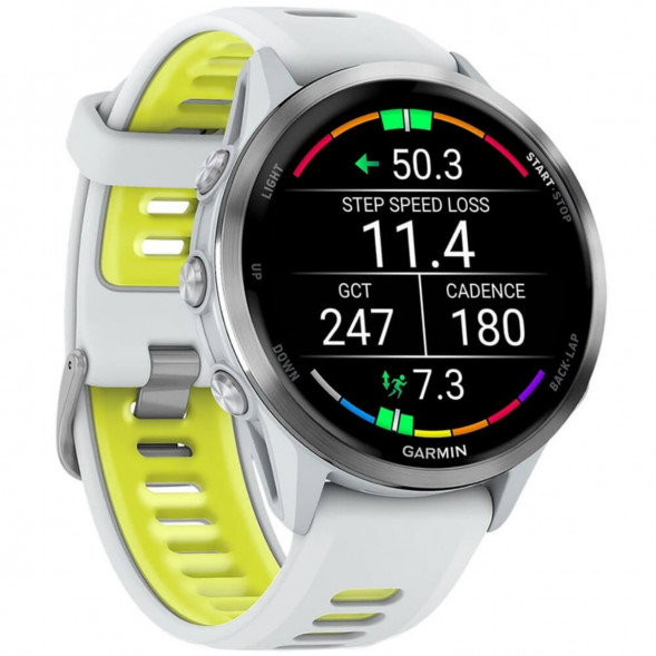 Умные часы Garmin Forerunner 970 Titanium Whitestone/Translucent Amp Yellow Band 010-02969-11 во Владимире