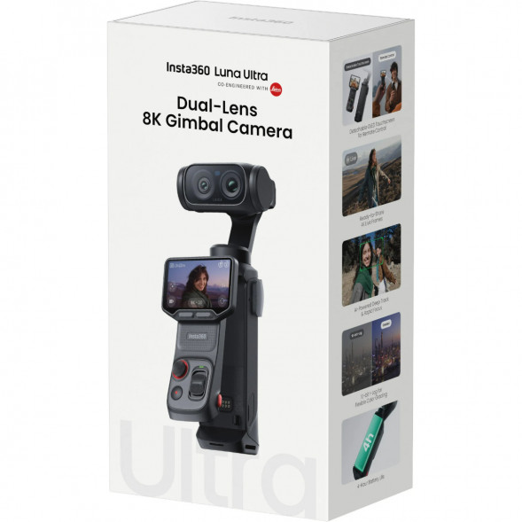 Экшн-камера Insta360 Luna Ultra Standard Combo, Cosmic Black во Владимире