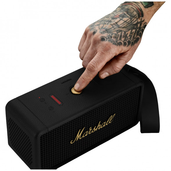 Портативная акустика Marshall Middleton, 60 Вт, черный и латунный во Владимире