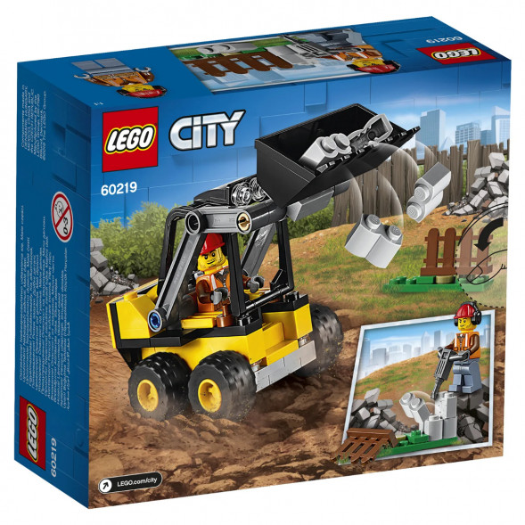 Конструктор LEGO City Great Vehicles 60219 Строительный погрузчик во Владимире