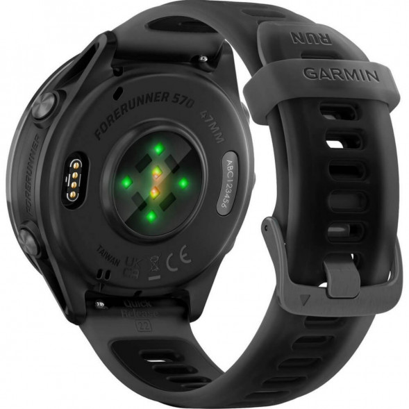 Умные часы Garmin Forerunner 570 47 мм Slate Grey Aluminium/Translucent Black 010-02971-00 во Владимире