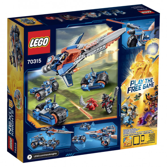 Конструктор LEGO Nexo Knights 70315 Устрашающий разрушитель Клэя во Владимире