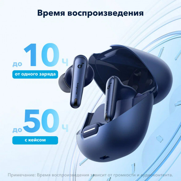 Беспроводные наушники Anker Soundcore Liberty 4 NC, Blue во Владимире