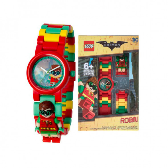 Часы LEGO Super Heroes 8020868 Batman Movie Робин с минифигуркой во Владимире