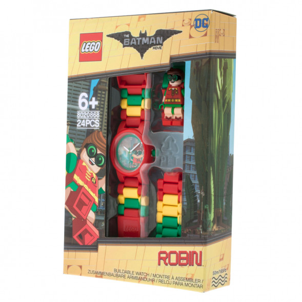 Часы LEGO Super Heroes 8020868 Batman Movie Робин с минифигуркой во Владимире