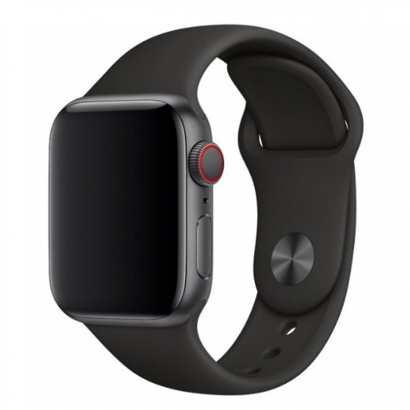 Ремешок для Apple Watch 44mm Black Sport Band (MTPL2ZM/A), черный во Владимире