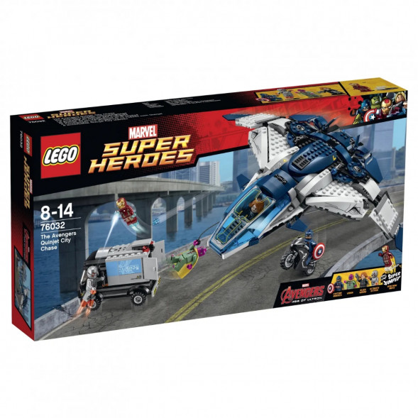 Конструктор LEGO Super Heroes 76032 Погоня на Квинджете Мстителей во Владимире