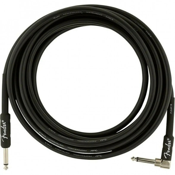 Инструментальный кабель Fender Professional Series 15 ft, 4.5 м, jack 6.3, черный во Владимире