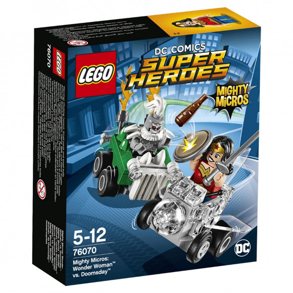 Конструктор LEGO Super Heroes 76070 Mighty Micros: Чудо-женщина против Думсдэя во Владимире