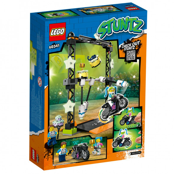 Конструктор LEGO City 60341 Трюковое испытание «Нокдаун» во Владимире