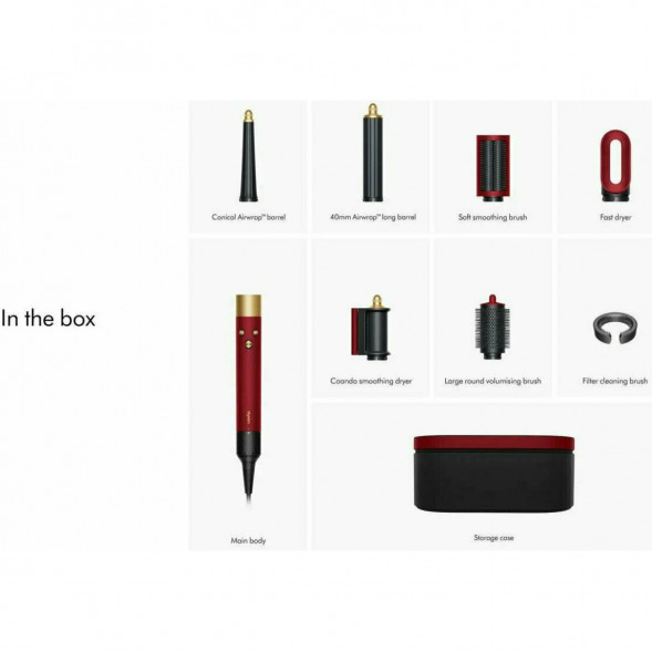 Стайлер Dyson Airwrap i.d. HS08 Straight+Wavy, Red Velvet/Gold (596927-01) во Владимире