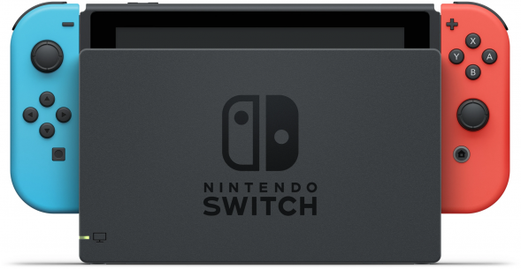 Игровая приставка Nintendo Switch rev.2 32 ГБ, красный/синий во Владимире