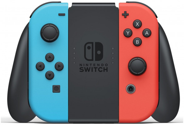Игровая приставка Nintendo Switch rev.2 32 ГБ, красный/синий во Владимире