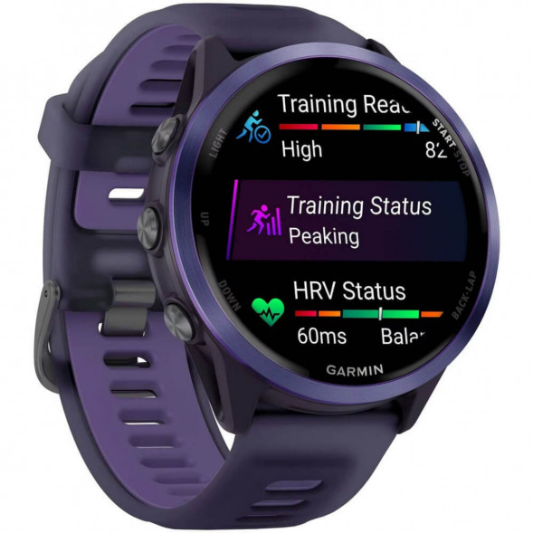 Умные часы Garmin Forerunner 570 47 мм Indigo Aluminium/Translucent Imperial Purple/Indigo 010-02971-02 во Владимире