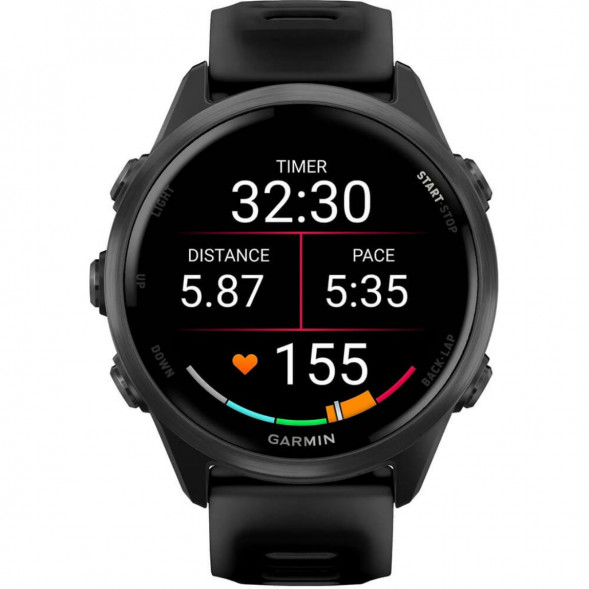 Умные часы Garmin Forerunner 570 42 мм Slate Grey Aluminium/Translucent Black 010-02970-00 во Владимире
