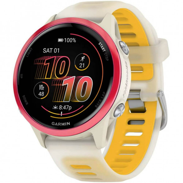 Умные часы Garmin Forerunner 570 42 мм Raspberry Aluminium/Translucent Bone/Mango 010-02970-02 во Владимире