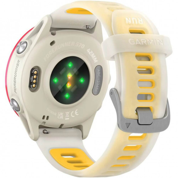 Умные часы Garmin Forerunner 570 42 мм Raspberry Aluminium/Translucent Bone/Mango 010-02970-02 во Владимире