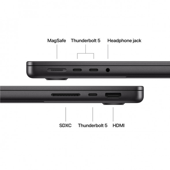 Ноутбук Apple MacBook Pro 14 2026 MGDU4 (M5 Max 32-Core GPU, 36GB/2TB), Черный космос/Space Black во Владимире