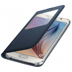Чехол для Samsung Galaxy S6 S-View Cover (EF-CG920BBE), Black