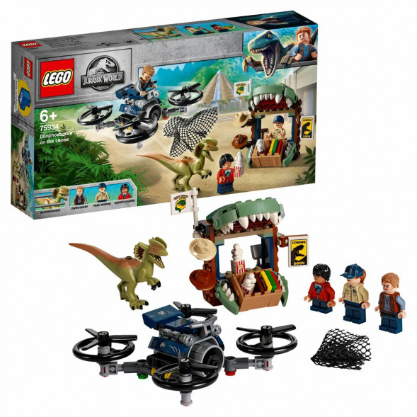 Конструктор LEGO Jurassic World 75934 Побег дилофозавра во Владимире