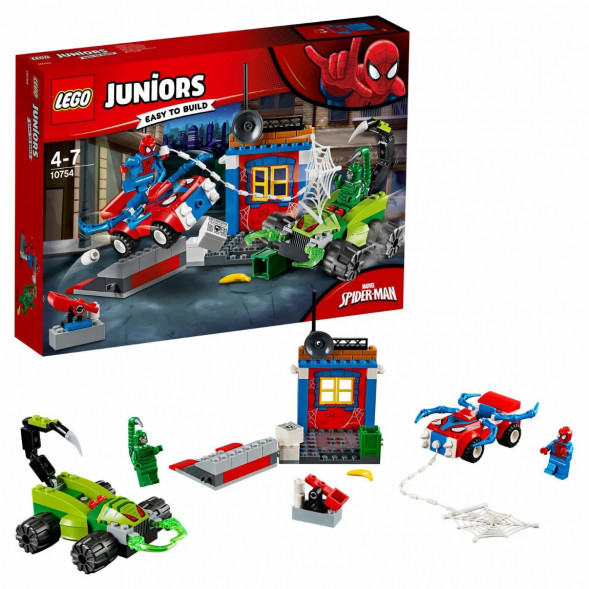 Конструктор LEGO Juniors 10754 Решающий бой Человека-паука против Скорпиона во Владимире