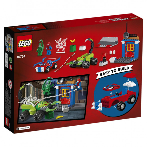Конструктор LEGO Juniors 10754 Решающий бой Человека-паука против Скорпиона во Владимире