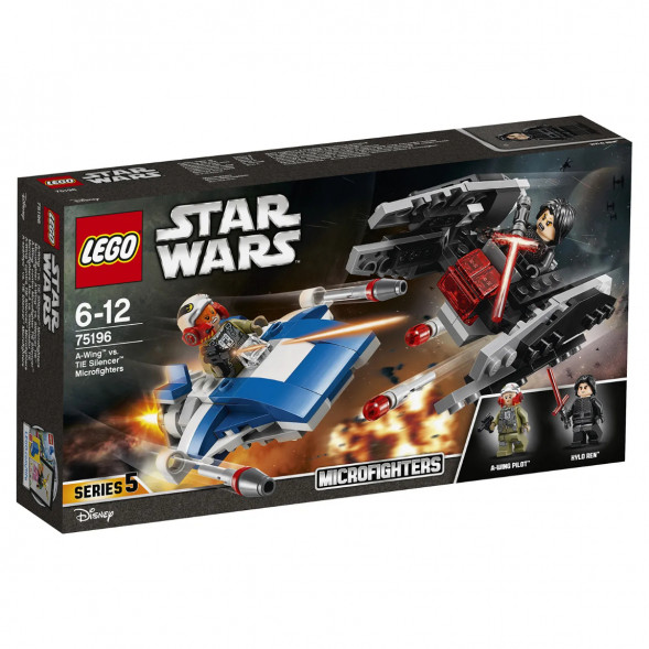 Конструктор LEGO Star Wars 75196 Истребитель типа A против бесшумного истребителя СИД во Владимире