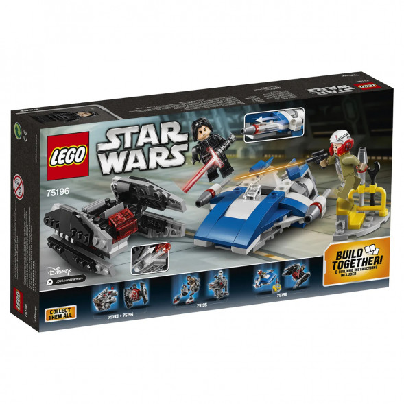 Конструктор LEGO Star Wars 75196 Истребитель типа A против бесшумного истребителя СИД во Владимире