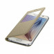 Чехол для Samsung Galaxy S6 S-View Cover (EF-CG920BFE), Gold во Владимире