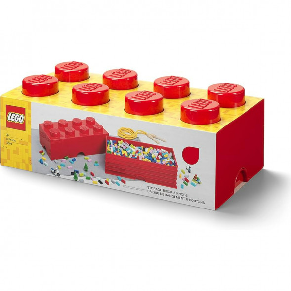 Пластиковый кубик для хранения LEGO Creator 4004, красный во Владимире