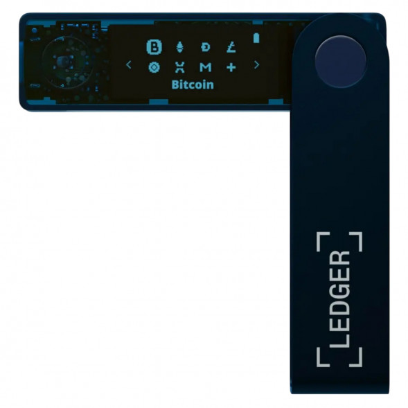 Аппаратный криптокошелек Ledger Nano X, Sapphire Blue во Владимире