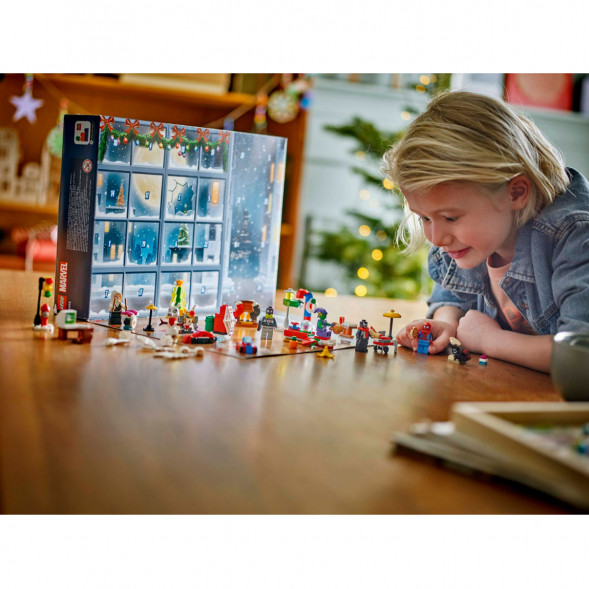 Конструктор LEGO Super Heroes 76293 Новогодний календарь Человек-паук, 2024 во Владимире