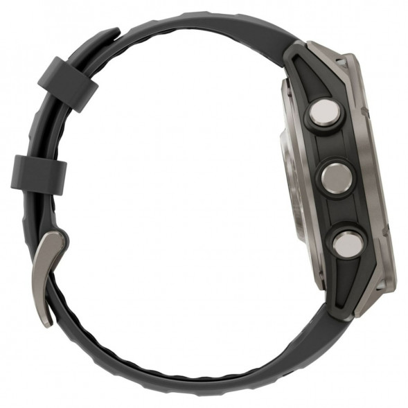 Умные часы Garmin Fenix 8 PRO, 51 мм, AMOLED, Sapphire, Titanium with Graphite/Black Silicone Band 010-03199-10 во Владимире