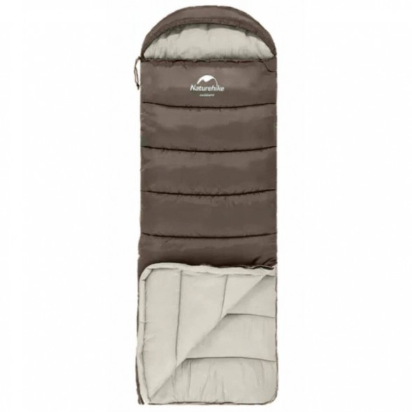 Спальный мешок Naturehike U250 (Правый), коричневый во Владимире