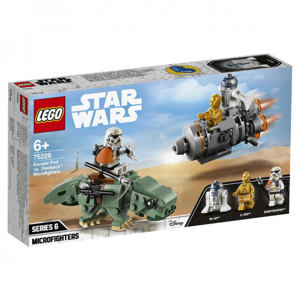 Конструктор LEGO Star Wars 75228 Спасательная капсула Микрофайтеры дьюбэк во Владимире