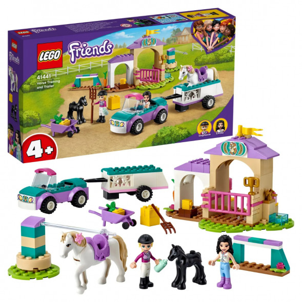 Конструктор LEGO Friends 41441 Тренировка лошади и прицеп для перевозки во Владимире