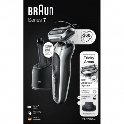 Электробритва Braun Series 7 71-S7200cc Black/Silver