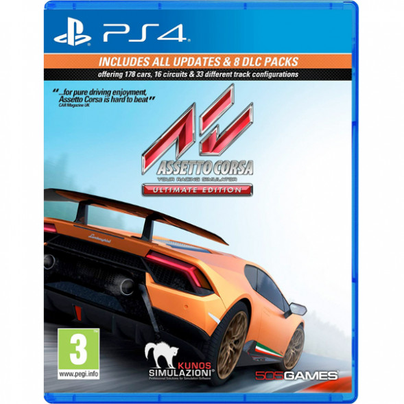 Игра Assetto Corsa. Ultimate Edition [PS4, русские субтитры] во Владимире