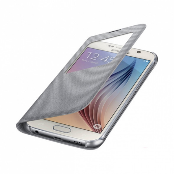Чехол для Samsung Galaxy S6 S-View Cover (EF-CG920BSE), Silver во Владимире