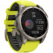 Умные часы Garmin Fenix 8, 51 мм, Solar, Sapphire Titanium with AMP Yellow/Graphite Silicone Band 010-02907-20 во Владимире