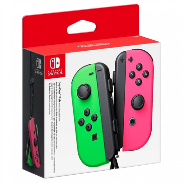 Геймпад Nintendo Switch Joy-Con controllers Duo, зеленый/розовый во Владимире