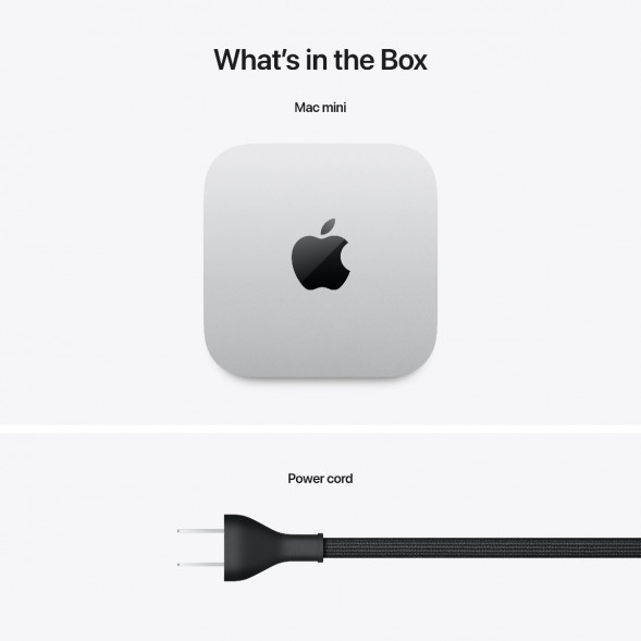 Компьютер Apple Mac mini M4 2024 (MU9D3) (10 Core GPU, 16ГБ, 256ГБ SSD, Apple, macOS), серебристый во Владимире