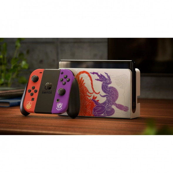 Игровая приставка Nintendo Switch OLED 64 ГБ, Pokemon Scarlet &amp;amp; Violet Edition во Владимире