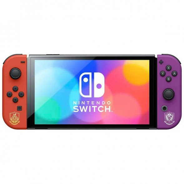 Игровая приставка Nintendo Switch OLED 64 ГБ, Pokemon Scarlet &amp;amp; Violet Edition во Владимире