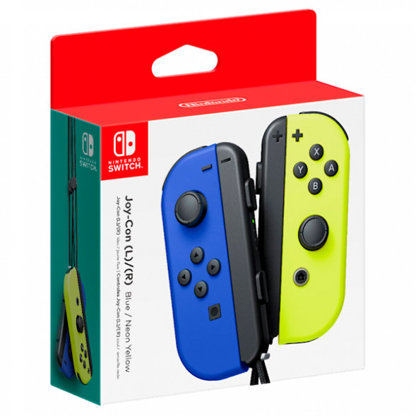 Геймпад Nintendo Switch Joy-Con controllers Duo, синий/желтый во Владимире