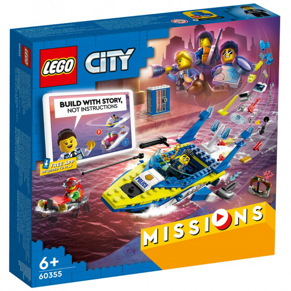 Конструктор LEGO City 60355 Детективные миссии водной полиции во Владимире