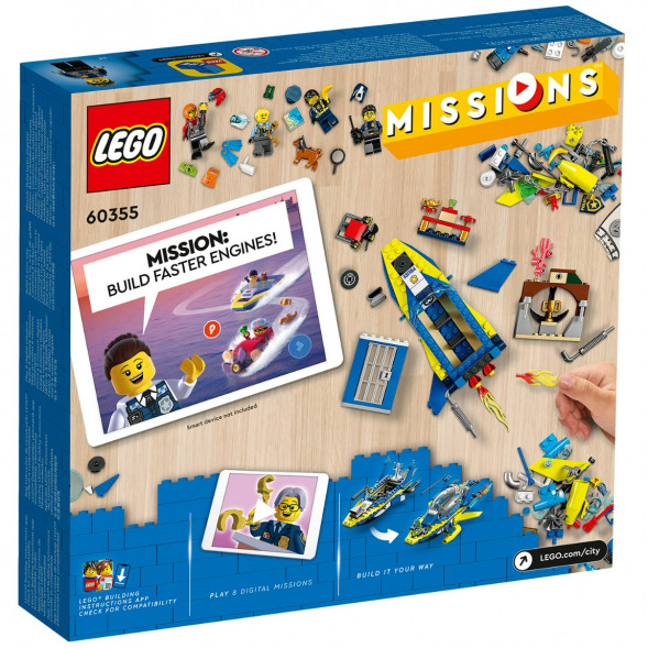 Конструктор LEGO City 60355 Детективные миссии водной полиции во Владимире