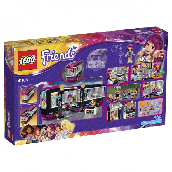 Конструктор LEGO Friends 41106 Поп звезда: гастроли во Владимире