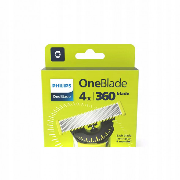 Сменные лезвия Philips Oneblade 360 QP440/50, 4 шт. во Владимире
