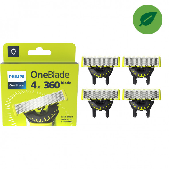 Сменные лезвия Philips Oneblade 360 QP440/50, 4 шт. во Владимире